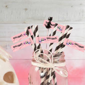 Halloween Cake Pop-labels & Rietjesvlaggen Wrap-la