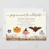 Halloween-Cake Pop-Neutral-Birthday Kaart (Voorkant)