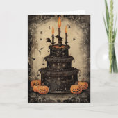  Halloween Cake Verjaardag Kaart (Voorkant)