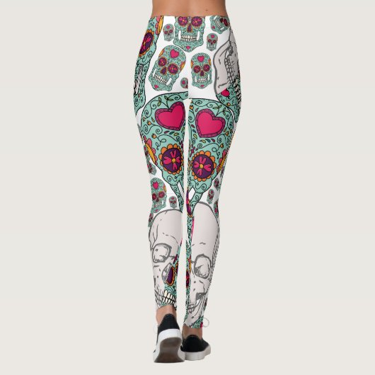 Halloween Calaveras Leggings (Achterkant)