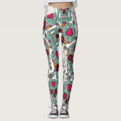 Halloween Calaveras Leggings (Voorkant)