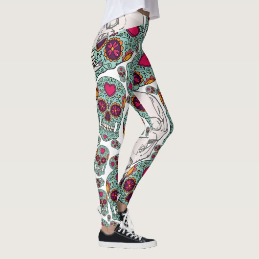 Halloween Calaveras Leggings (Rechts)