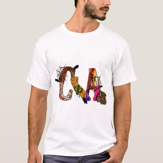 Halloween Californië T-shirt (Voorkant)