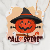 Halloween Call of Spirit Bedankjes Labels (Achterkant)