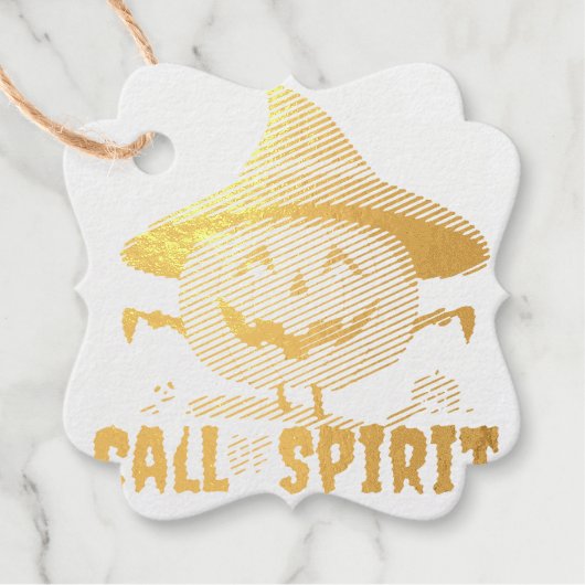 Halloween Call of Spirit Bedankjes Labels (Voorkant)