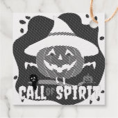 Halloween Call of Spirit Bedankjes Labels (Achterkant)