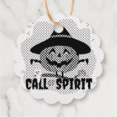Halloween Call of Spirit Bedankjes Labels (Achterkant)