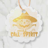 Halloween Call of Spirit Bedankjes Labels (Voorkant)
