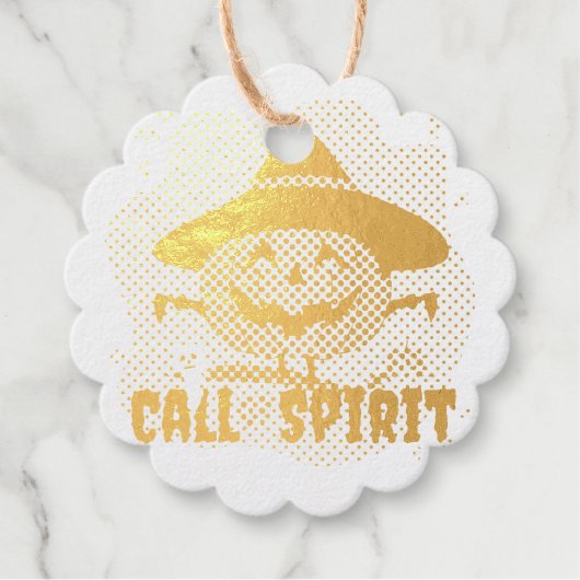 Halloween Call of Spirit Bedankjes Labels (Voorkant)