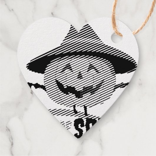 Halloween Call of Spirit Bedankjes Labels (Achterkant)