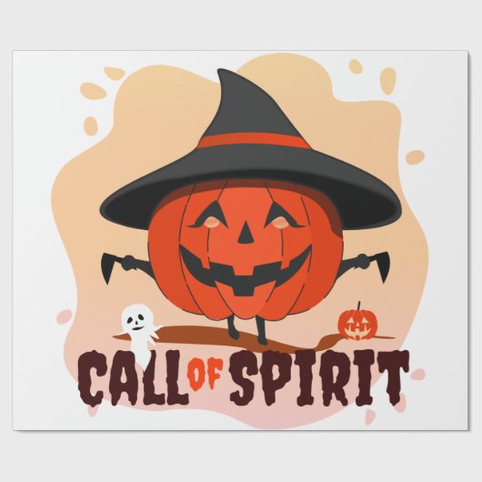 Halloween Call of Spirit Cadeaupapier (Vlak)