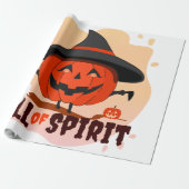 Halloween Call of Spirit Cadeaupapier (Uitgerold)