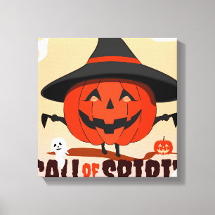 Halloween Call of Spirit Canvas Afdruk