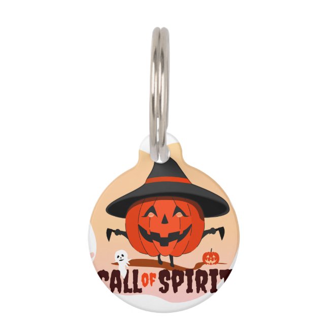Halloween Call of Spirit Huisdierpenning (Voorkant)