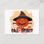 Halloween Call of Spirit Kortingskaartje (Voorkant)