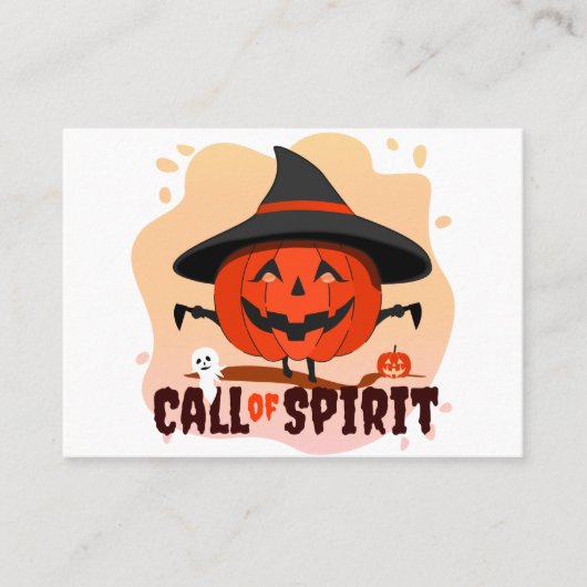 Halloween Call of Spirit Kortingskaartje (Voorkant)