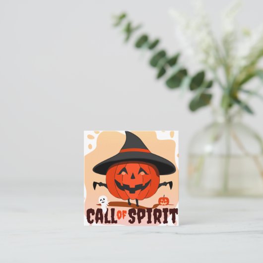 Halloween Call of Spirit Kortingskaartje (Staand voorkant)