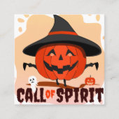 Halloween Call of Spirit Kortingskaartje (Voorkant)