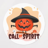 Halloween Call of Spirit Labels (Design 1)