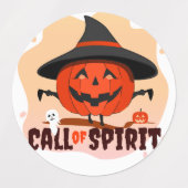 Halloween Call of Spirit Labels (Design 1)