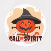 Halloween Call of Spirit Labels (Design 1)