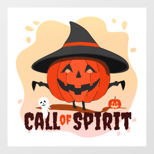 Halloween Call of Spirit Raamsticker