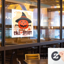 Halloween Call of Spirit Raamsticker