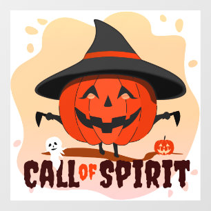 Halloween Call of Spirit Raamsticker