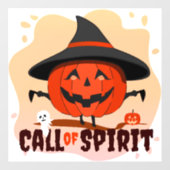 Halloween Call of Spirit Raamsticker (Vel)