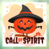 Halloween Call of Spirit Raamsticker (Vel 3)