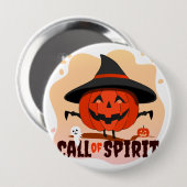 Halloween Call of Spirit Ronde Button 4,0 Cm (Voorkant /achterkant)