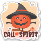Halloween Call of Spirit Sticker (Voorkant)