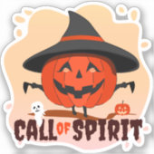 Halloween Call of Spirit Sticker (Voorkant)