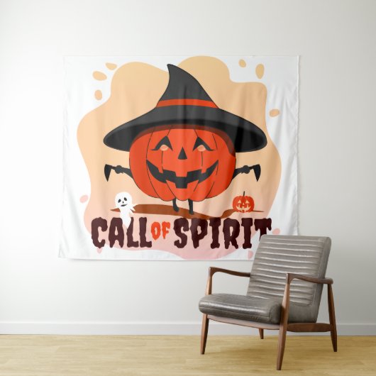 Halloween Call of Spirit Wandkleed (In Situ (horizontaal))
