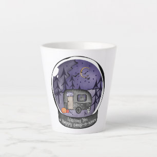 Halloween Camper in a Snowball Latte Mok