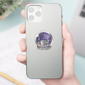 Halloween Camper in a Snowball Sticker (Telefoon)