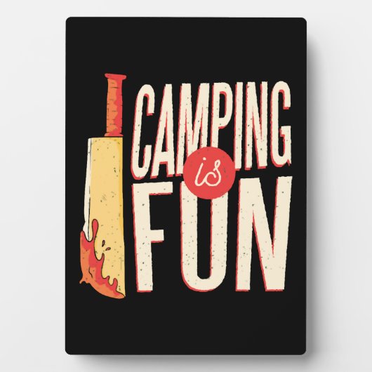 Halloween Camping Fotoplaat (voorkant)