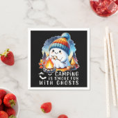 Halloween Camping is S'more Fun Met Ghosts Black Servet (Insitu)