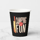 Halloween Camping Papieren Bekers (Voorkant)