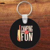 Halloween Camping Sleutelhanger (Voorkant)