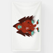 Halloween Camping Spandoek (Verticaal)