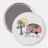 Halloween Camping | U bent erbarmelijk Magneet (Voorkant / Achterkant)