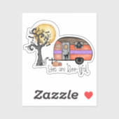 Halloween Camping | U bent erbarmelijk Sticker (Vel)