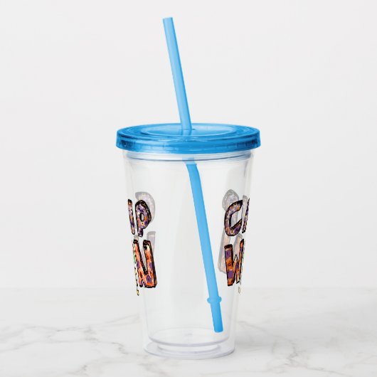 Halloween Camping | Word Pun Acryl Drinkbeker (Links)