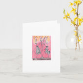 Halloween Candlebats Kaart (Gele Bloem)