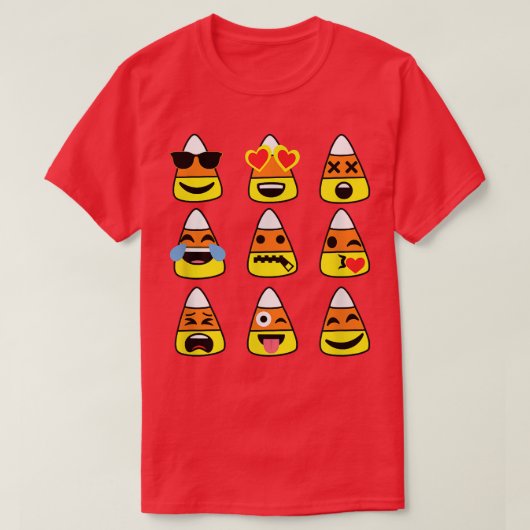Halloween Candy Corn 3388 T-shirt (Design voorkant)