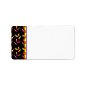 Halloween Candy Corn Adresetiketten Etiket (Voorkant)