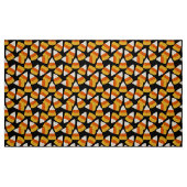 Halloween Candy Corn Black Stof (Fat Quarter)