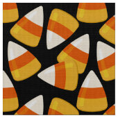 Halloween Candy Corn Black Stof (Close Up)