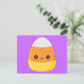 Halloween Candy Corn Briefkaart (Staand voorkant)